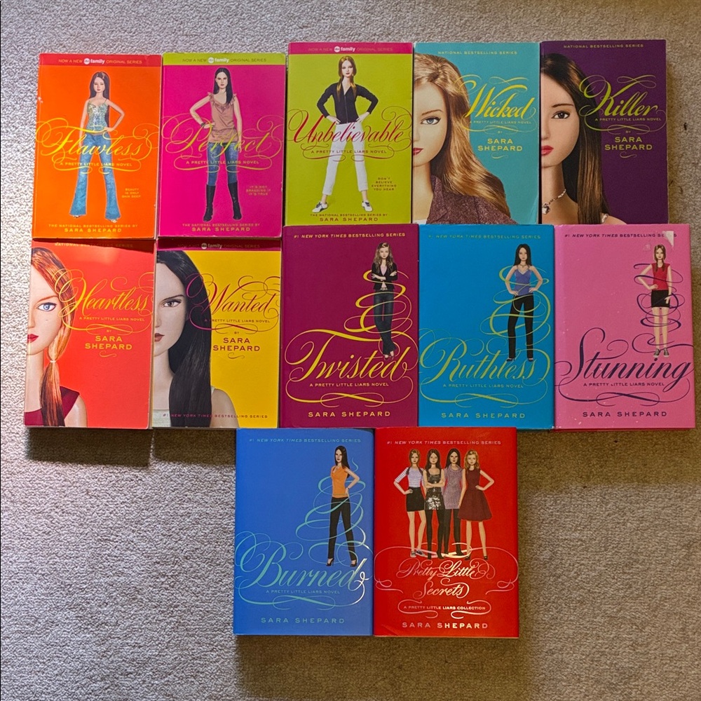 Sara Shepard Pretty Little Liars Book Collection -Books 2-12 PLUS extra book PLS